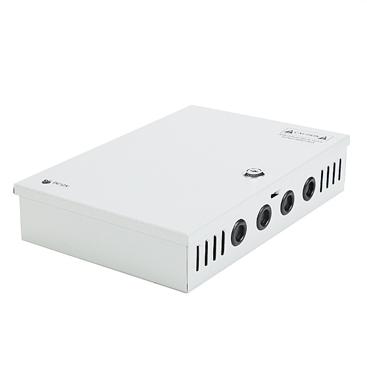 240W 20A 18CH DC12V Output Switch Mode CCTV Distribution Box Portable Power Supply For IR Camera Monitoring Equipment LED Tape Lights 240W 20A 18CH DC12V Output Switch Mode CCTV Distribution Box Portable Power Supply For IR Camera Monitoring Equipment LED Tape Lights